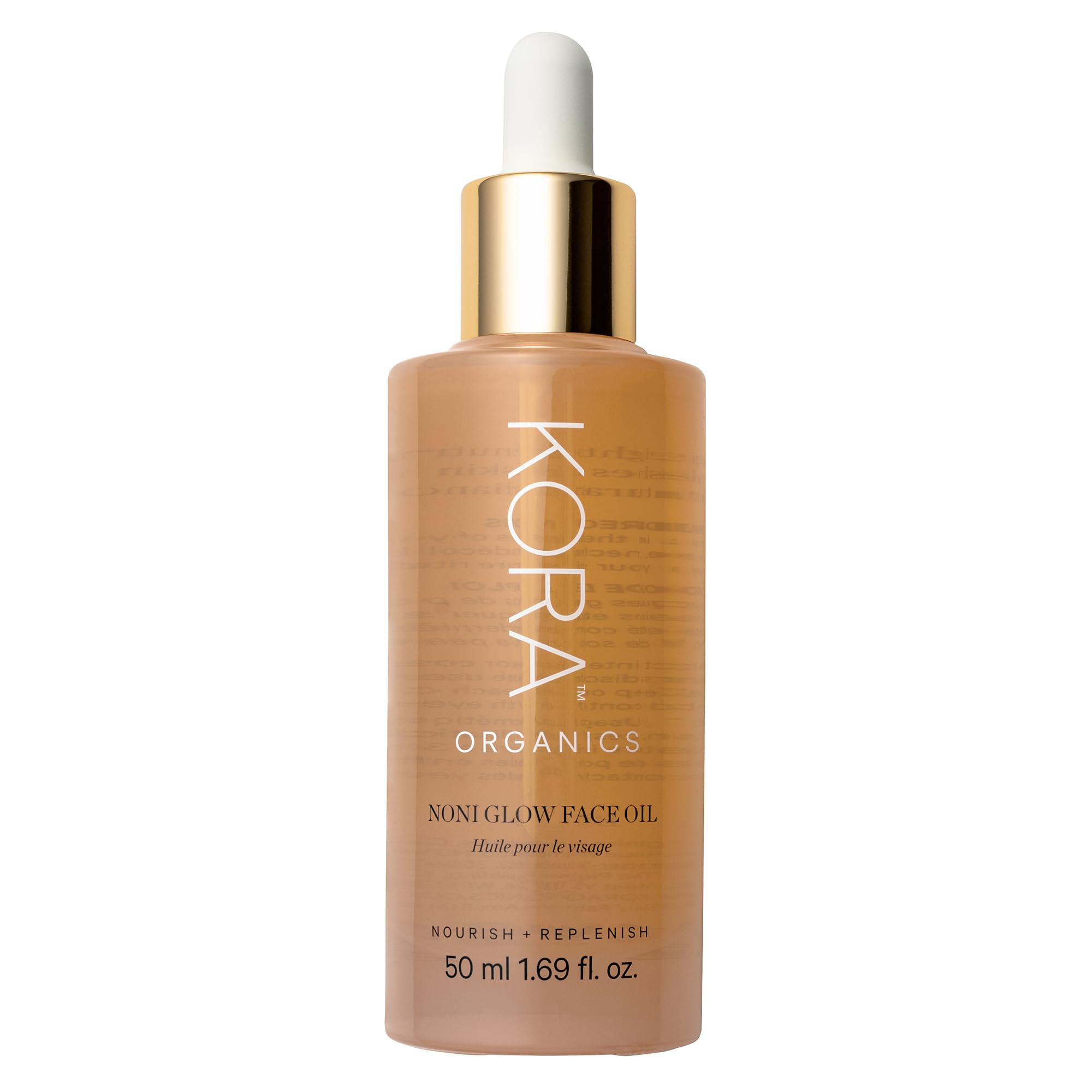 KORA Organics Noni Glow Hydrating Face Oil with Rosehip, Gua Sha Oil, Certified Organic, Cruelty Free, 0.34 fl oz - Face Care Beauty Products for Women